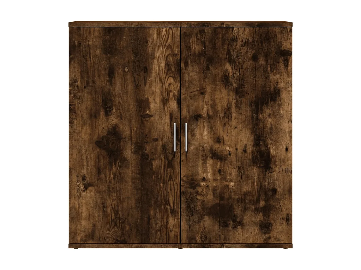 Buffets | Sideboards | Dressoirs 2 st 79x38x80 cm bewerkt hout gerookt eikenkleurig