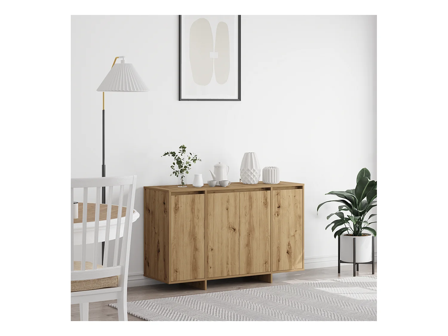 Sideboard | Credenza | Armadio in rovere Rovere artigianale Legno ingegnerizzato