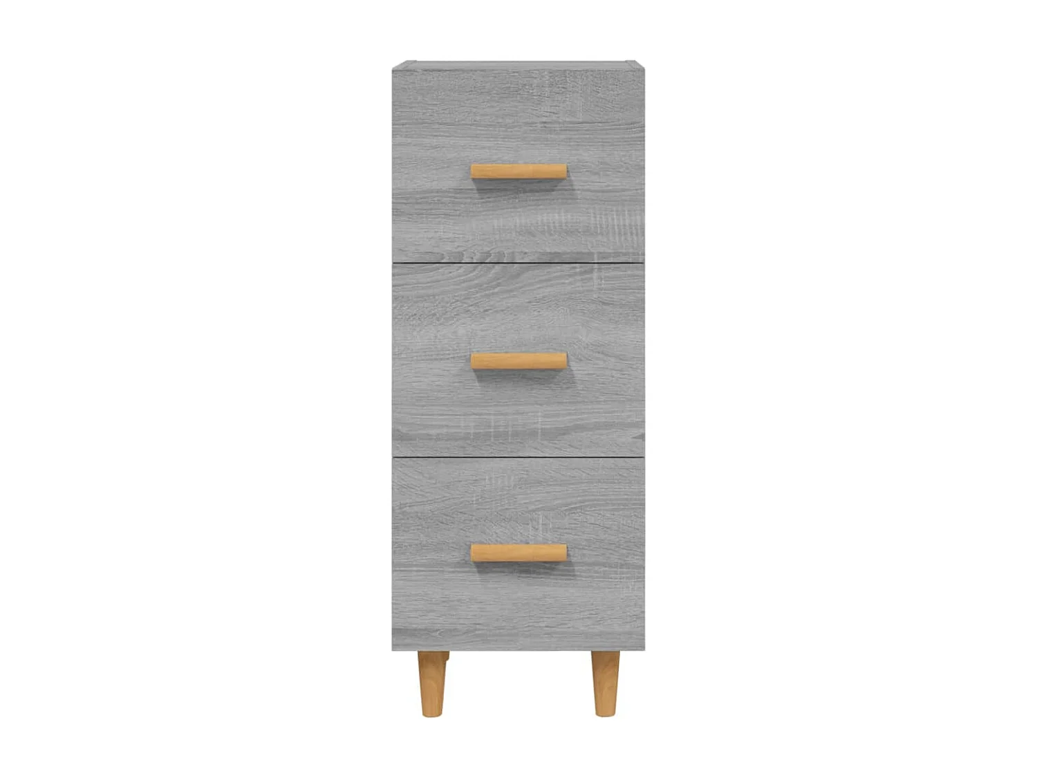 Buffet | Bahut | Meuble de rangement Sonoma gris 34,5x34x90 cm Bois d'ingénierie