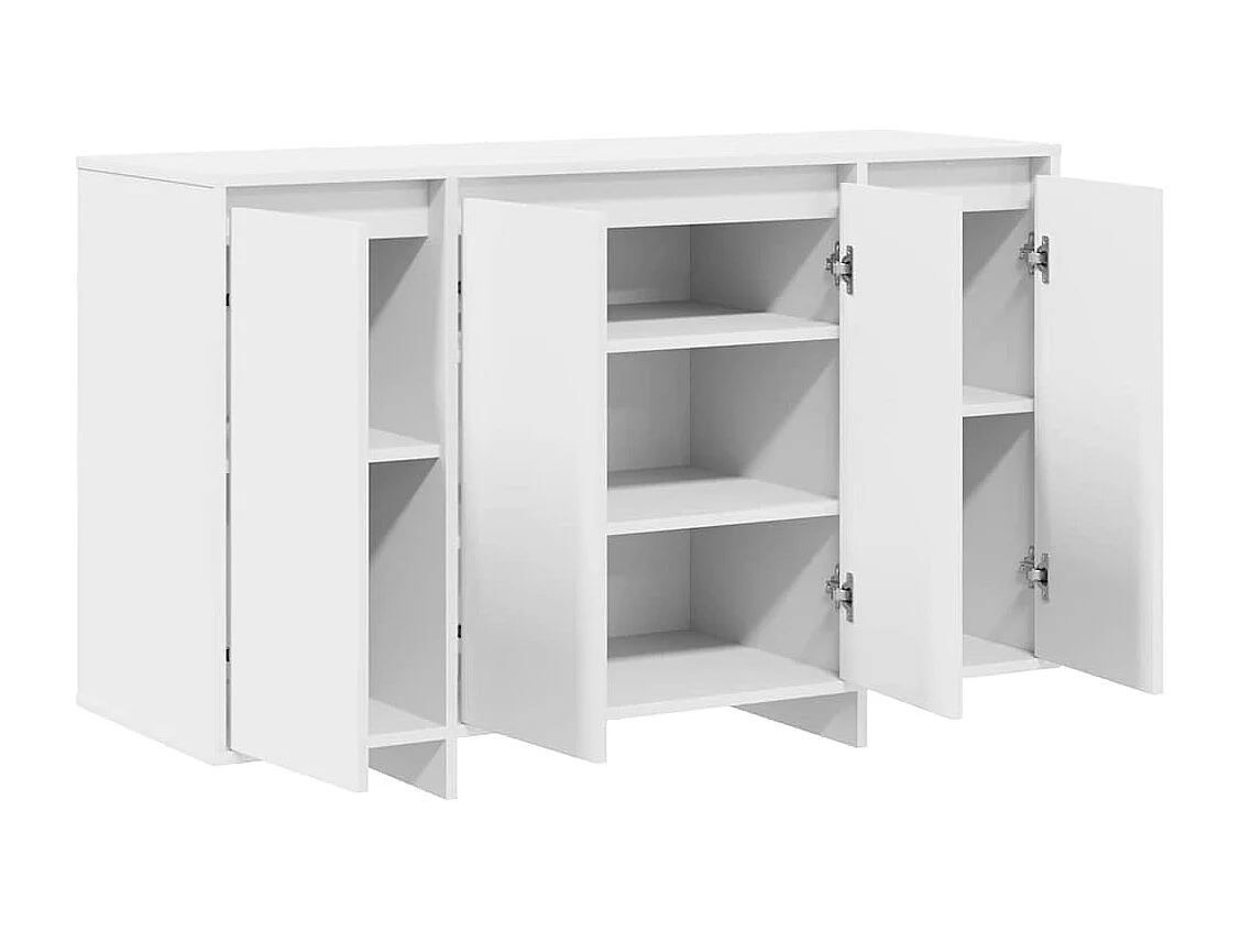 Buffet | Bahut | Meuble de rangement blanc Blanc Bois d'ingénierie 120 x 41 x 75 cm