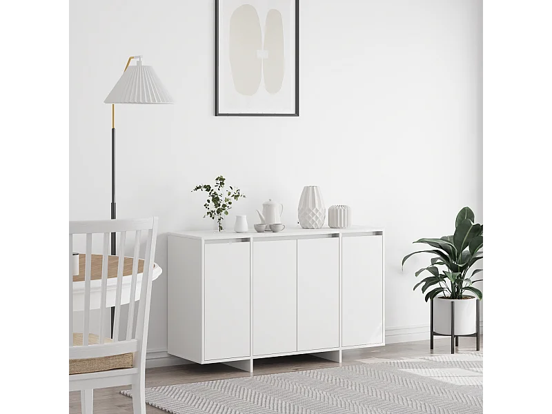 Buffet | Bahut | Meuble de rangement blanc Blanc Bois d'ingénierie 120 x 41 x 75 cm