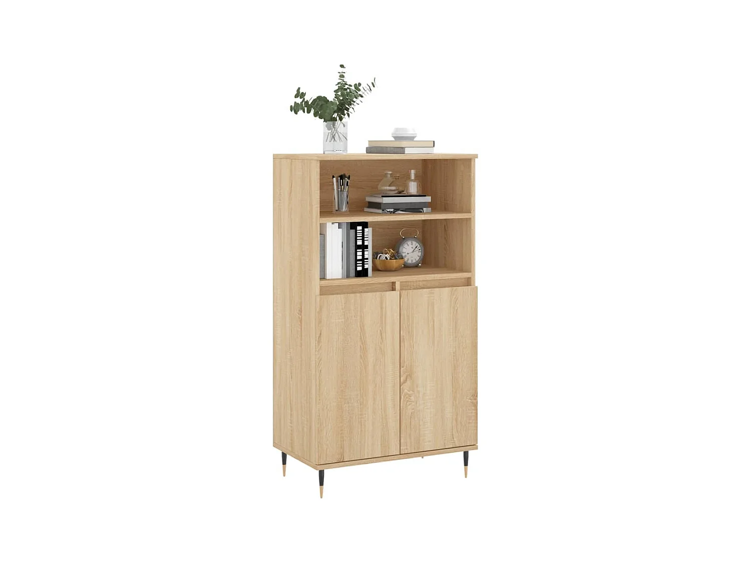 Credenza | Buffet | Armadio Rovere Sonoma 60x36x110 cm in Legno Multistrato