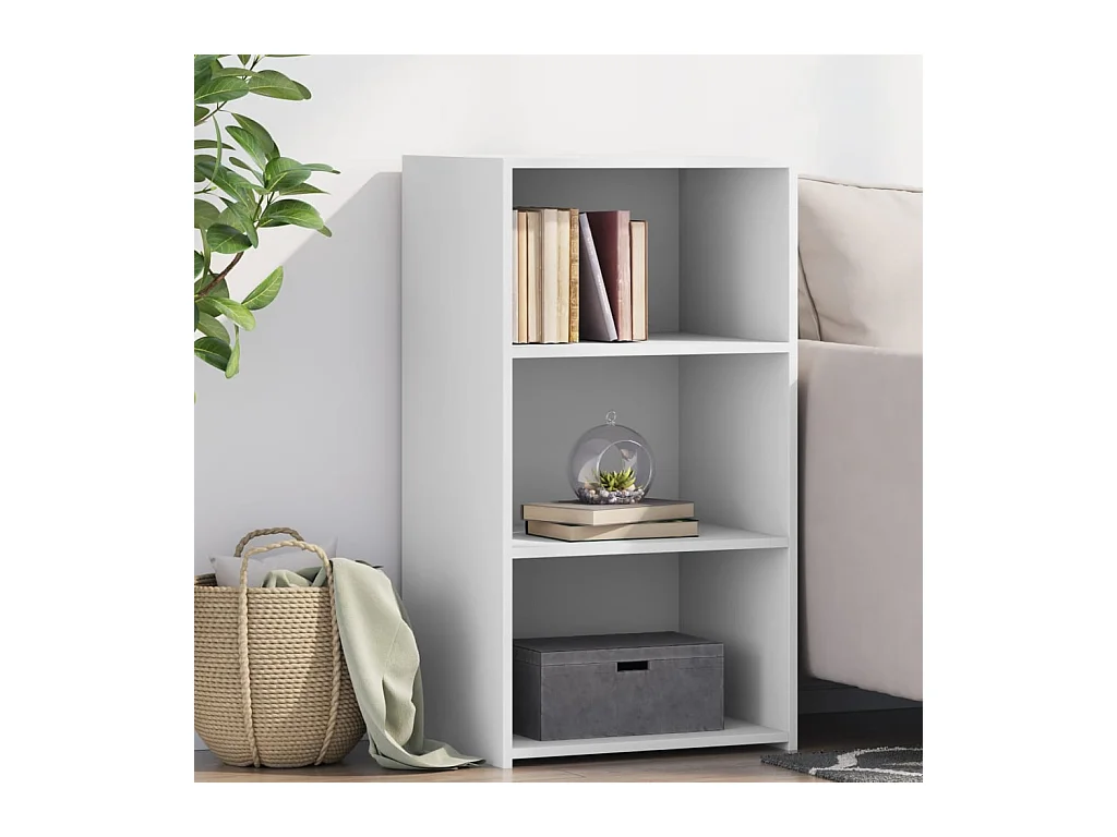Credenza | Buffet | Armadio Bianca 50x41x93 cm in Legno Multistrato