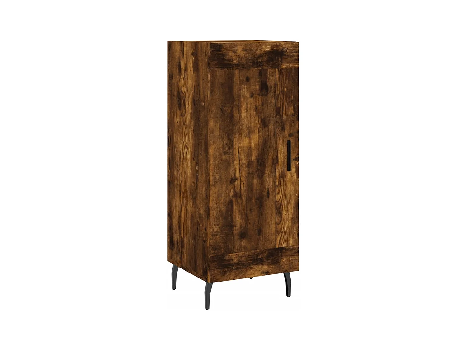Credenza | Buffet | Armadio Rovere Fumo 34,5x34x180 cm in Legno Multistrato