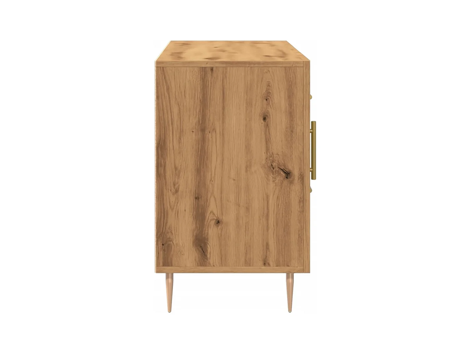 Credenza | Buffet | Armadio Rovere Artigianale 100x36x60 cm in Legno Multistrato