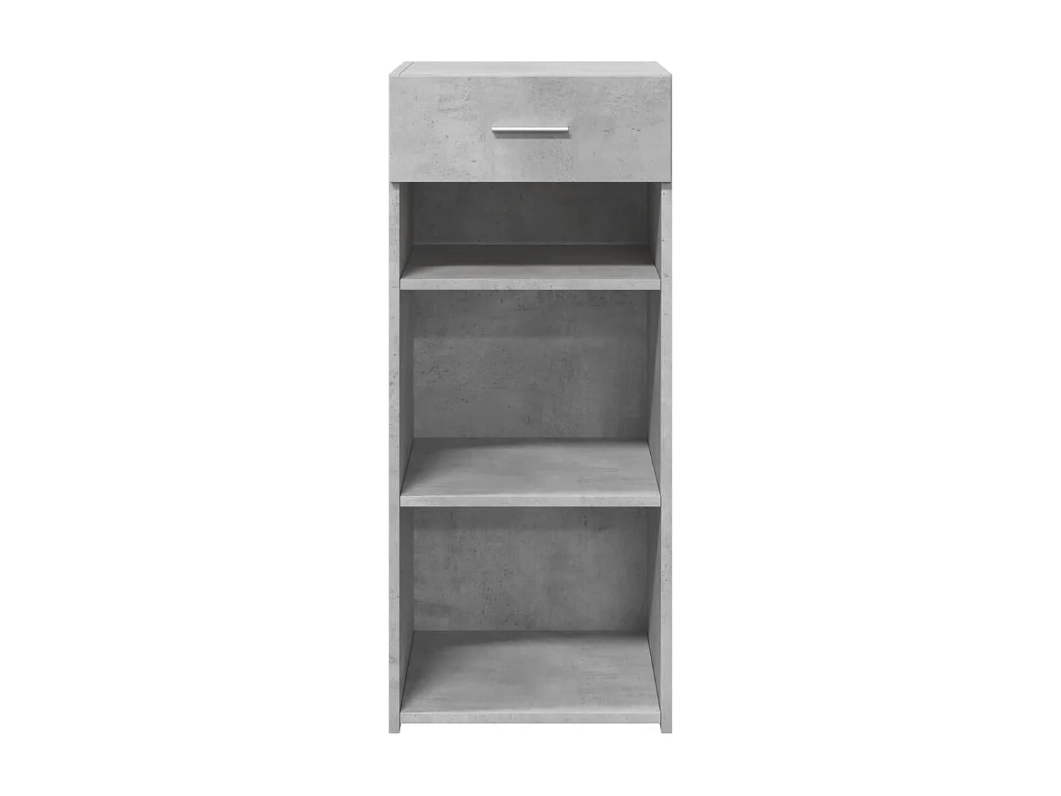 Buffet | Bahut | Meuble de rangement gris béton 40x42,5x93 cm bois d'ingénierie