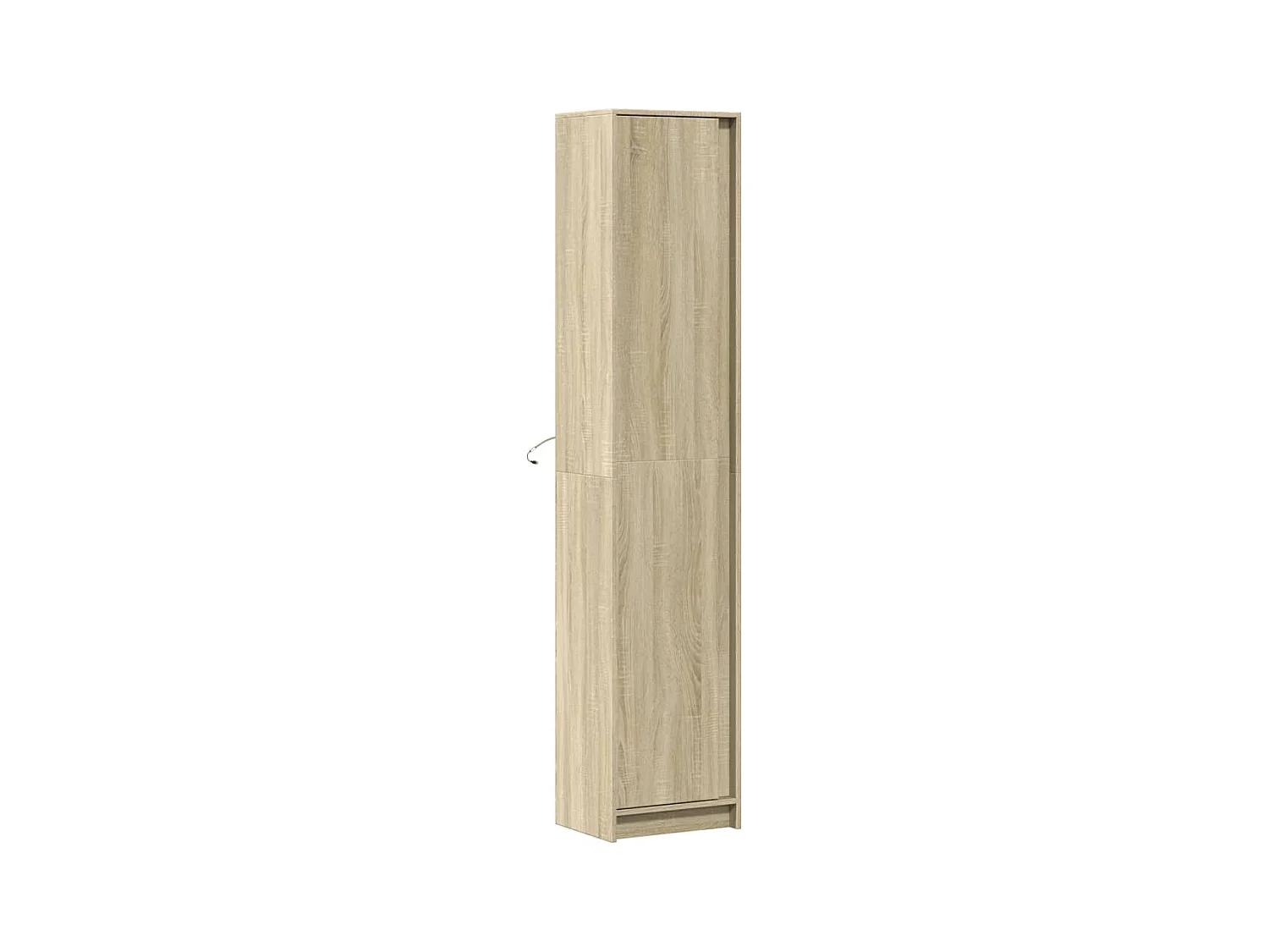 Buffet | Bahut | Meuble de rangement haut LED chêne sonoma 41,5x32,5x200 cm bois d’ingénierie