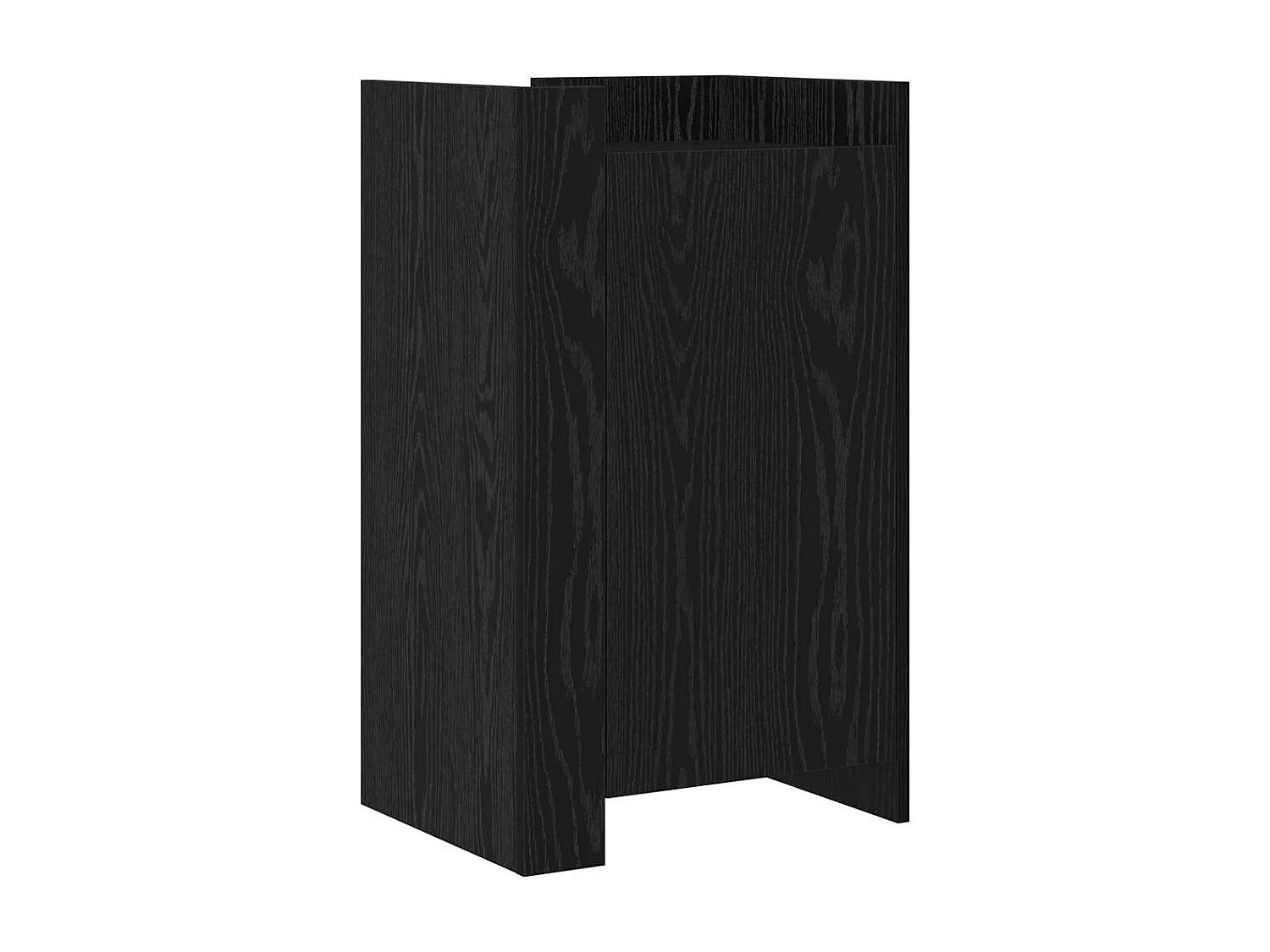 Buffet | Bahut | Meuble de rangement Chêne noir 45x35x75 cm Bois d'ingénierie