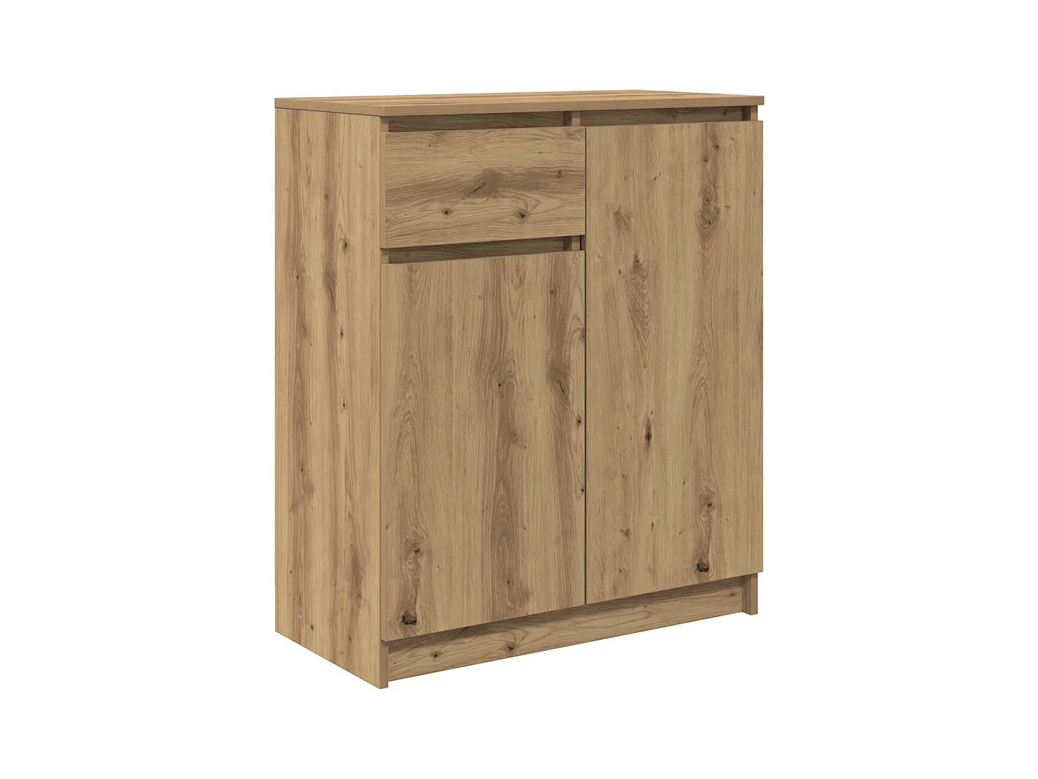 Buffet | Commode à tiroir | Meuble de rangement avec tiroir chêne artisanal 71x35x84 cm bois ingénierie