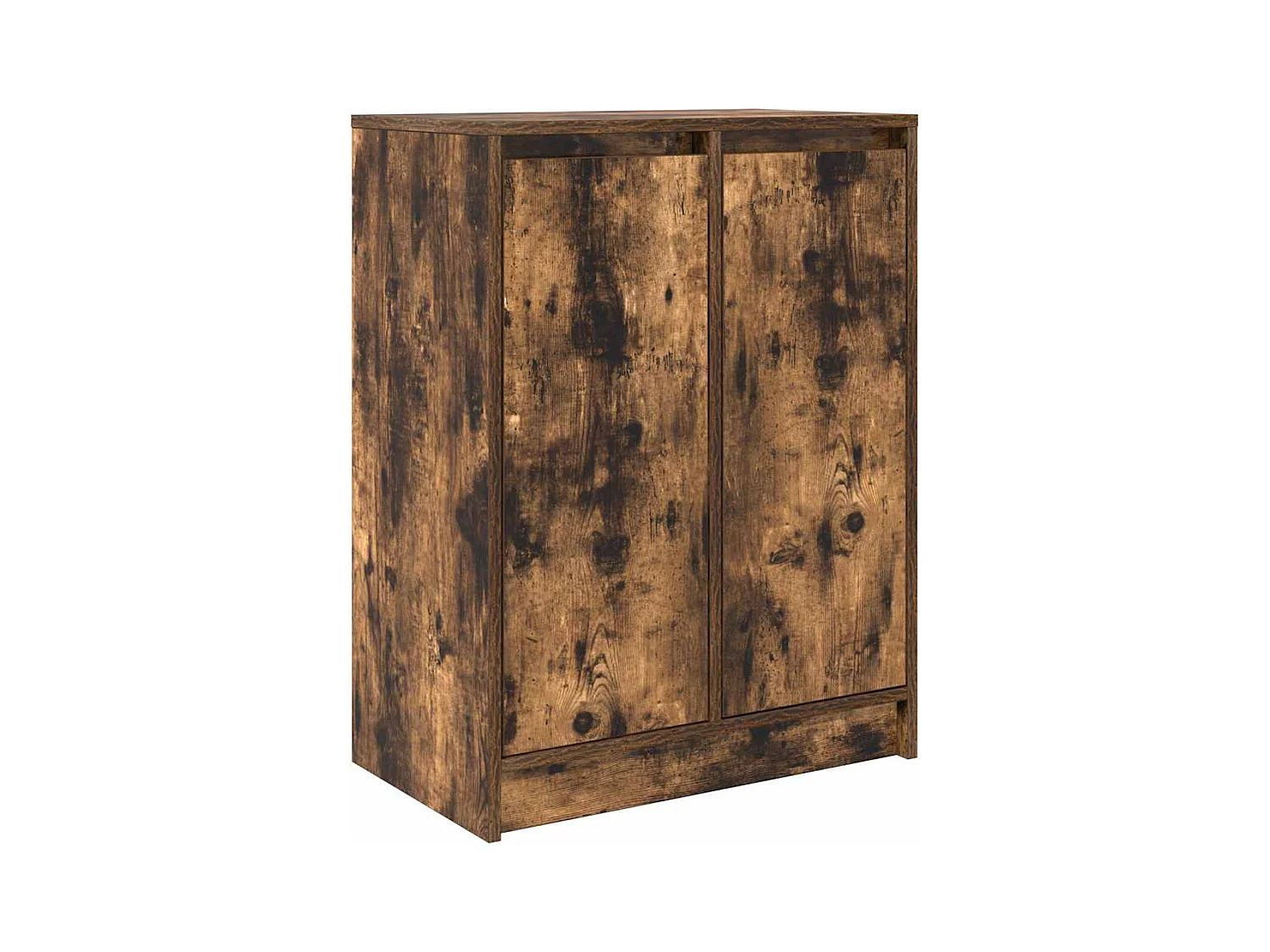 Buffet | Bahut | Meuble de rangement chêne fumé 57x34x76 cm bois d'ingénierie