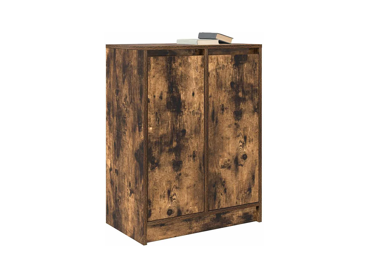 Buffet | Bahut | Meuble de rangement chêne fumé 57x34x76 cm bois d'ingénierie