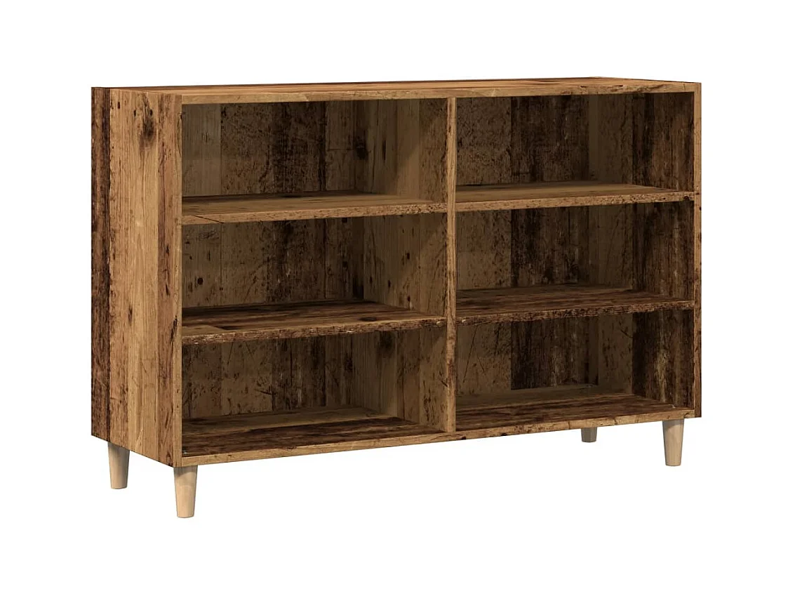 Buffet | Bahut | Meuble de rangement vieux bois 103,5x35x70 cm bois d'ingénierie