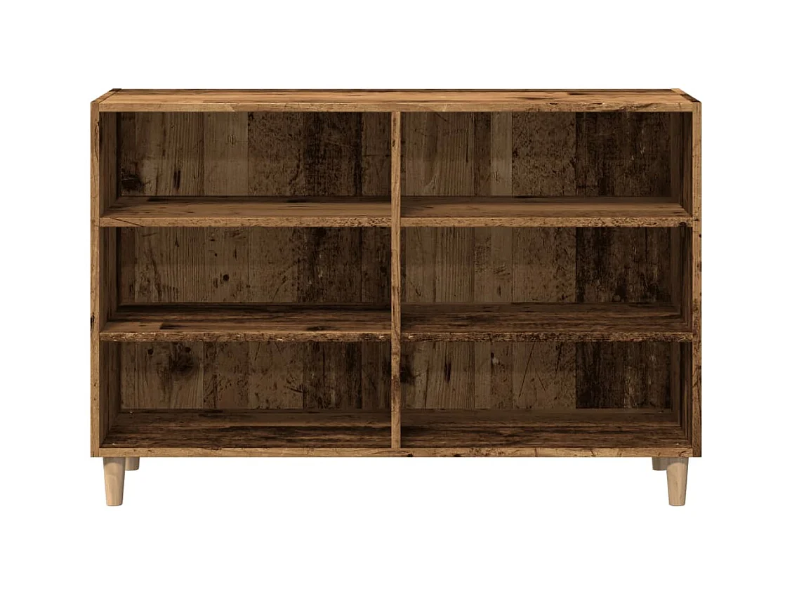 Buffet | Bahut | Meuble de rangement vieux bois 103,5x35x70 cm bois d'ingénierie