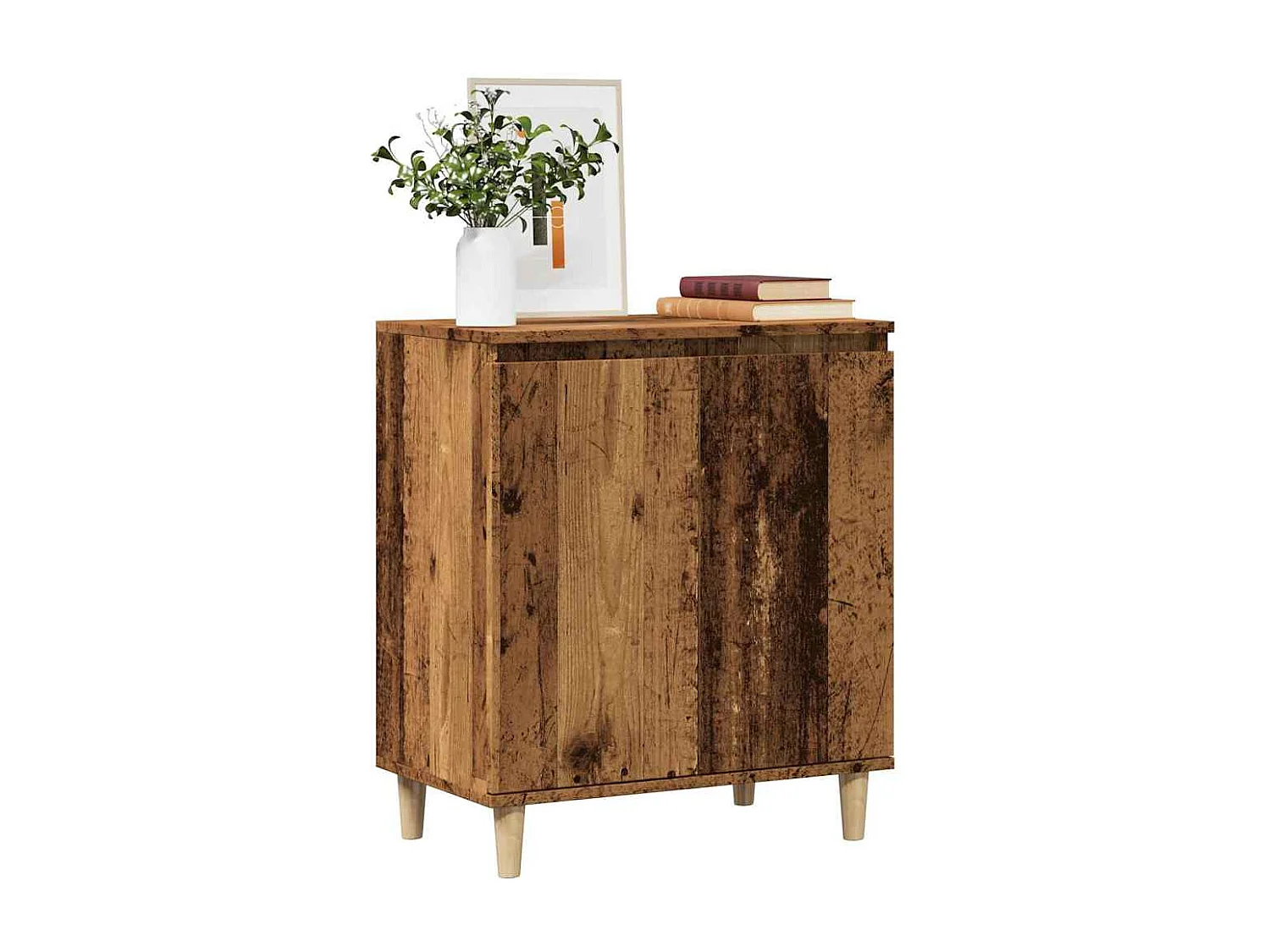 Buffet | Bahut | Meuble de rangement vieux bois 60x35x70 cm bois d'ingénierie