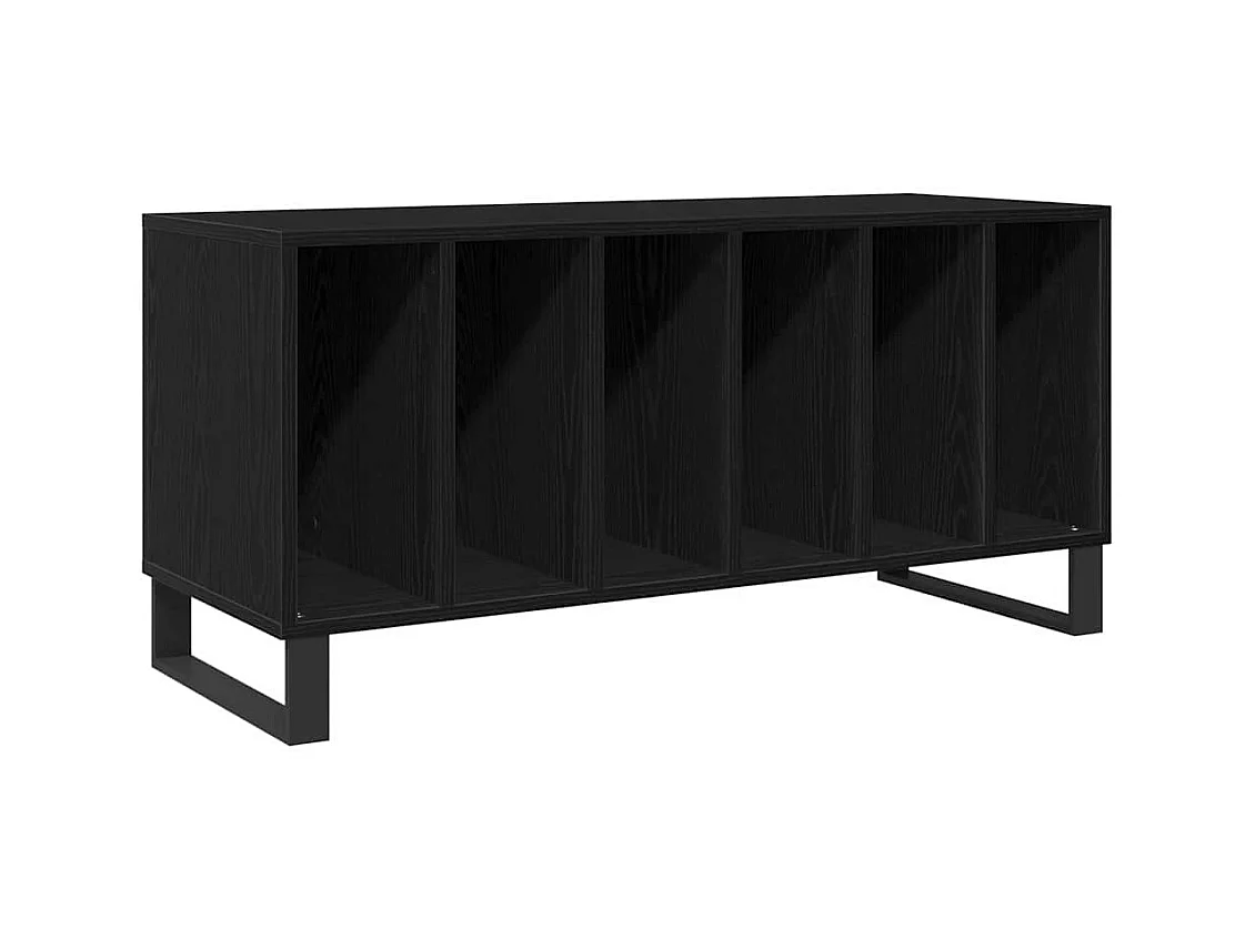 Buffet | Bahut | Meuble de rangement à enregistrement Noir Chêne 100x38x48 cm Bois d'ingénierie