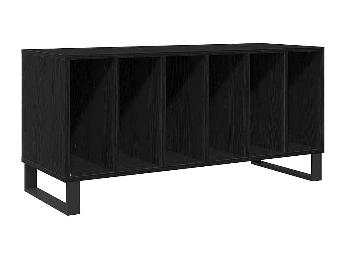 Buffet | Bahut | Meuble de rangement à enregistrement Noir Chêne 100x38x48 cm Bois d'ingénierie