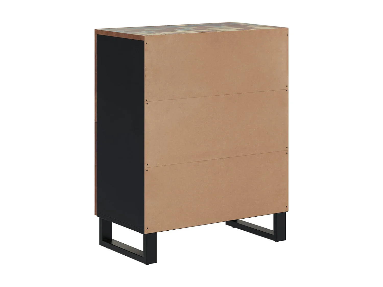 Credenza | Buffet | Armadio con 4 Ante 60x33x75 cm in Legno Massello di Recupero