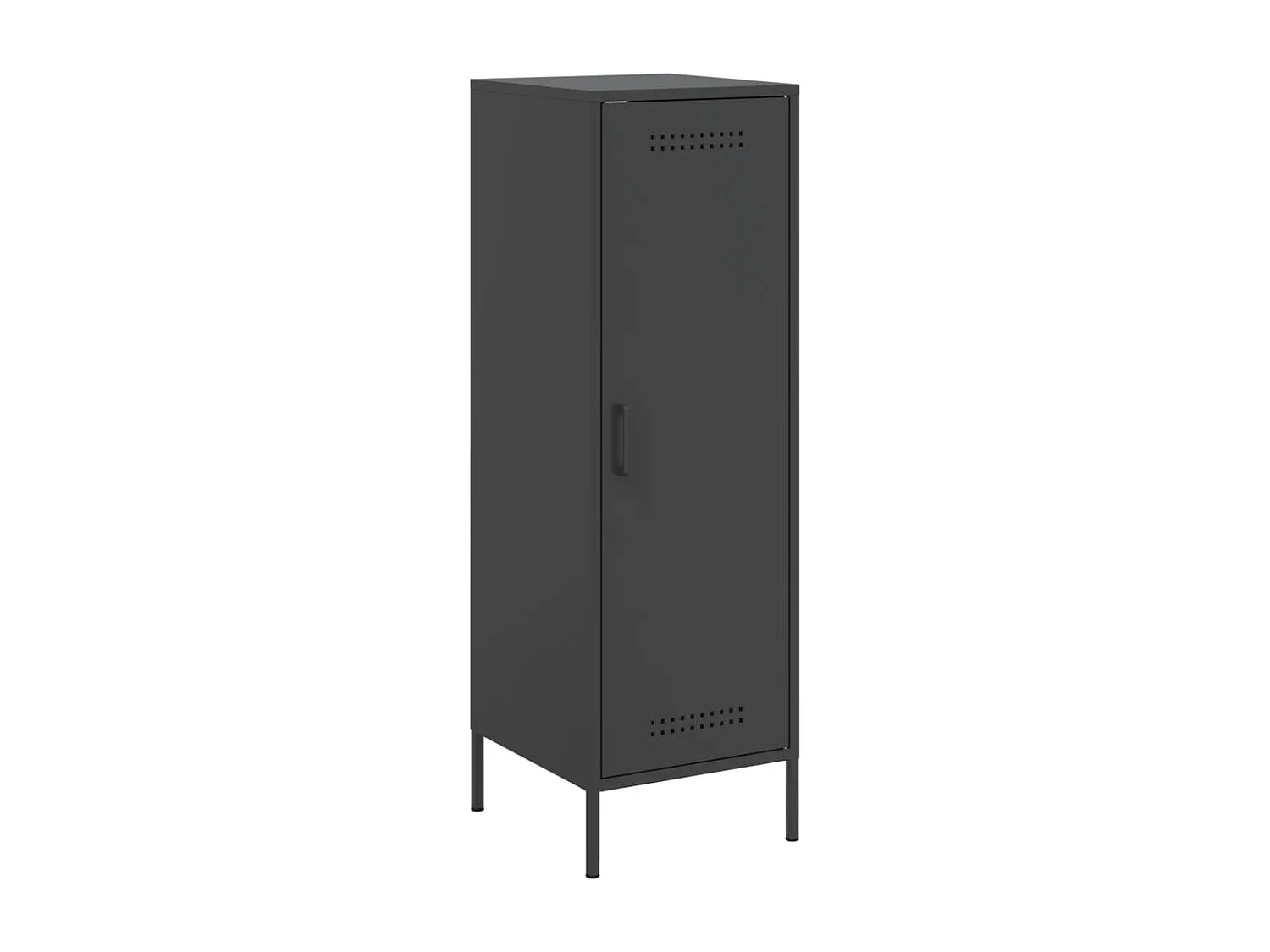 Credenza | Buffet | Armadio Nera 36x39x113 cm in Acciaio