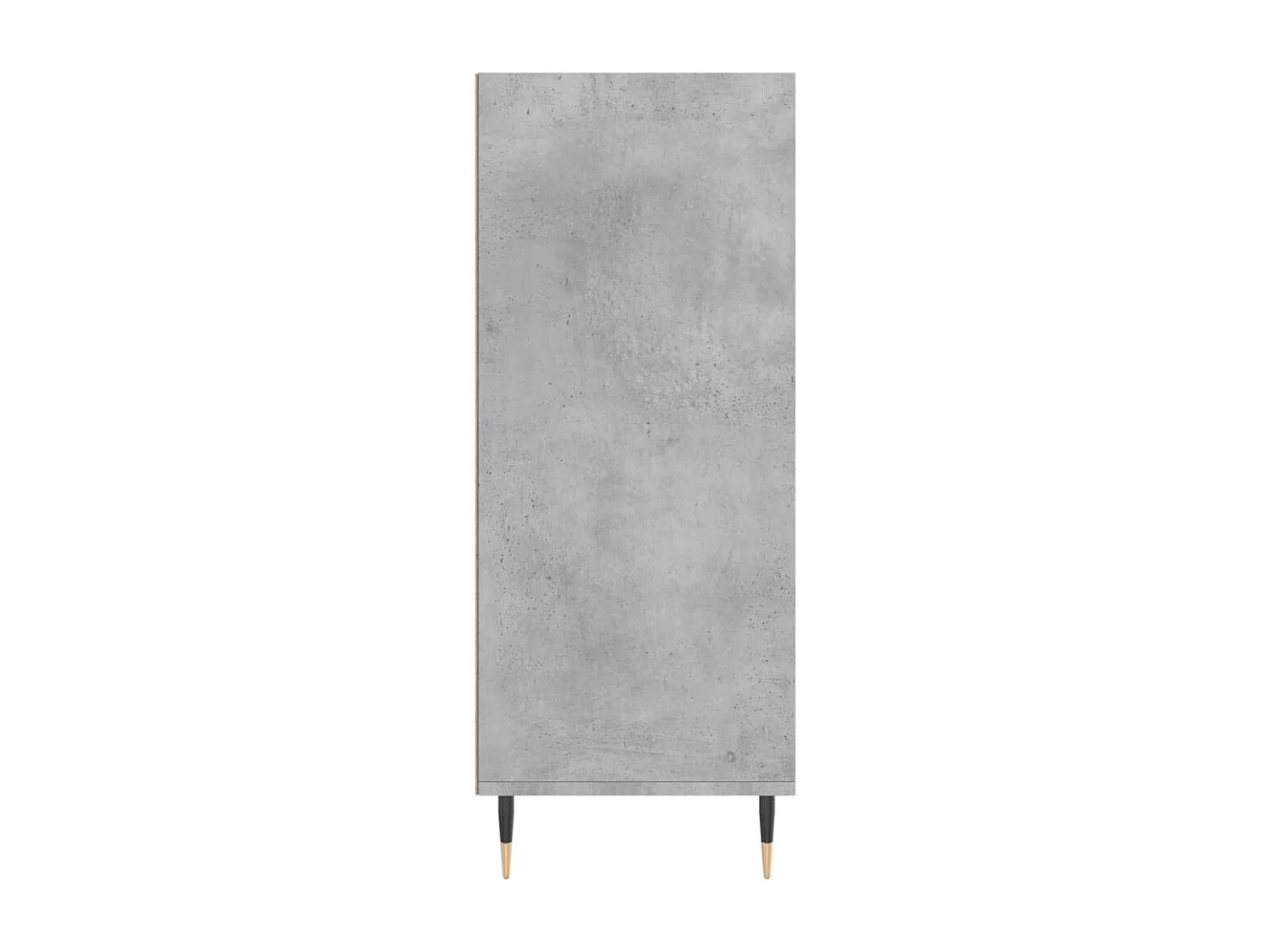 Buffet | Bahut | Meuble de rangement haut gris béton 57x35x90 cm bois d'ingénierie