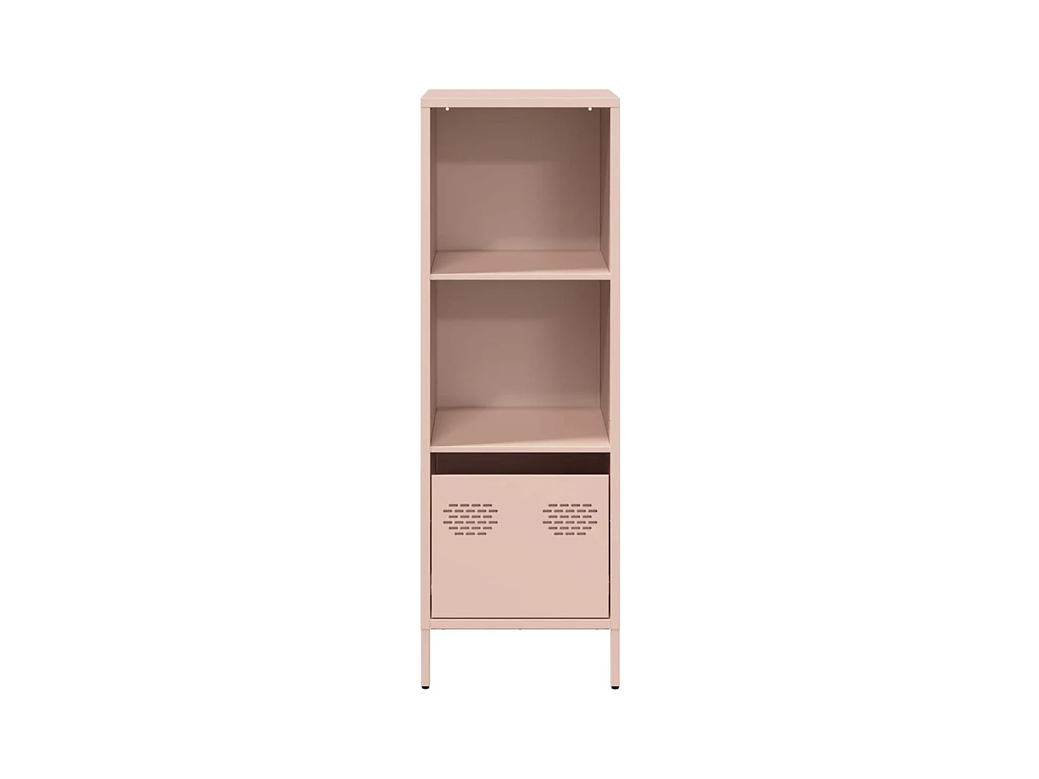Buffet | Commode à tiroir | Meuble de rangement haut rose 35x39x103,5 cm acier