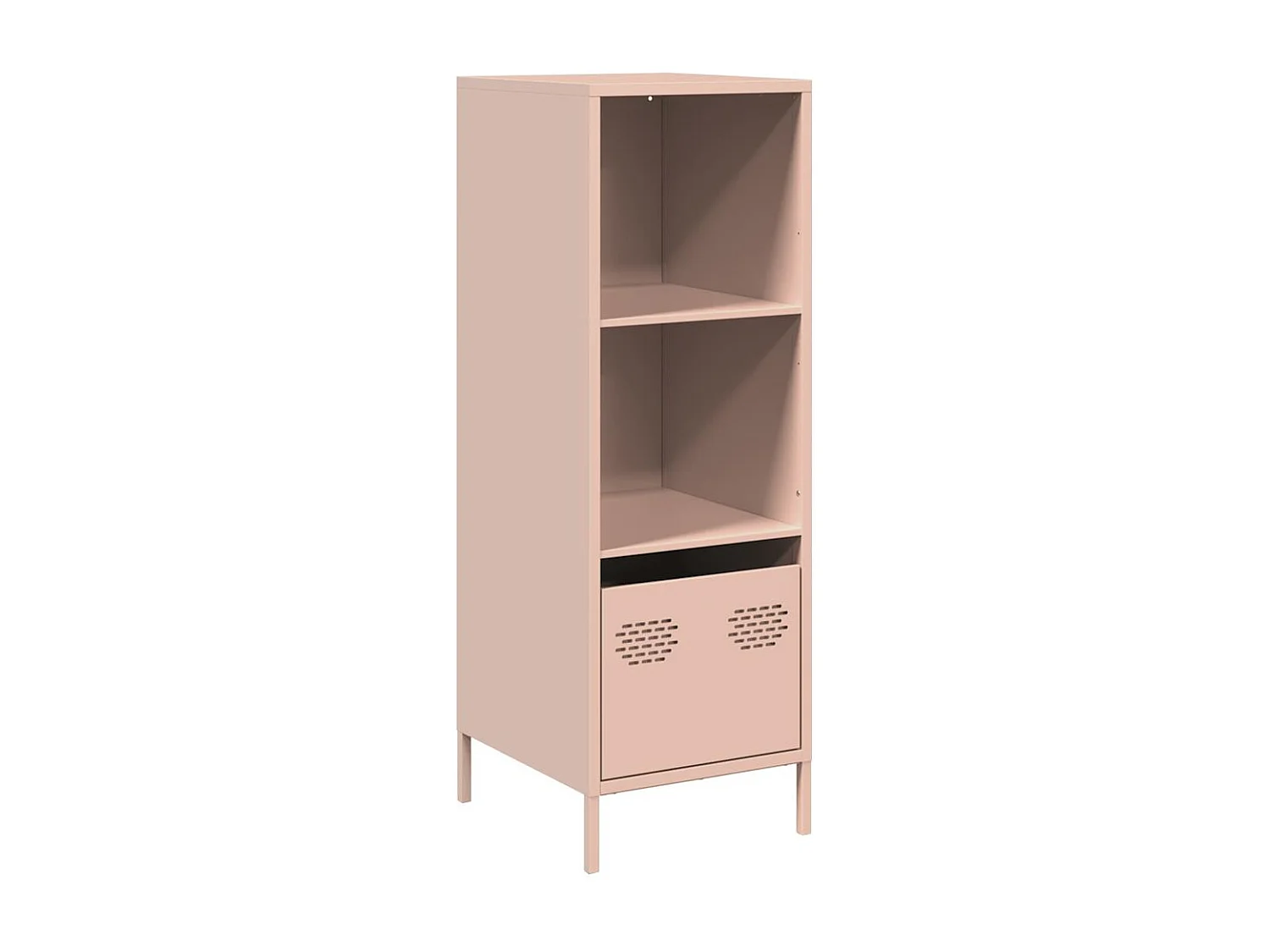 Credenza | Buffet | Armadio Rosa 35x39x103,5 cm in Acciaio