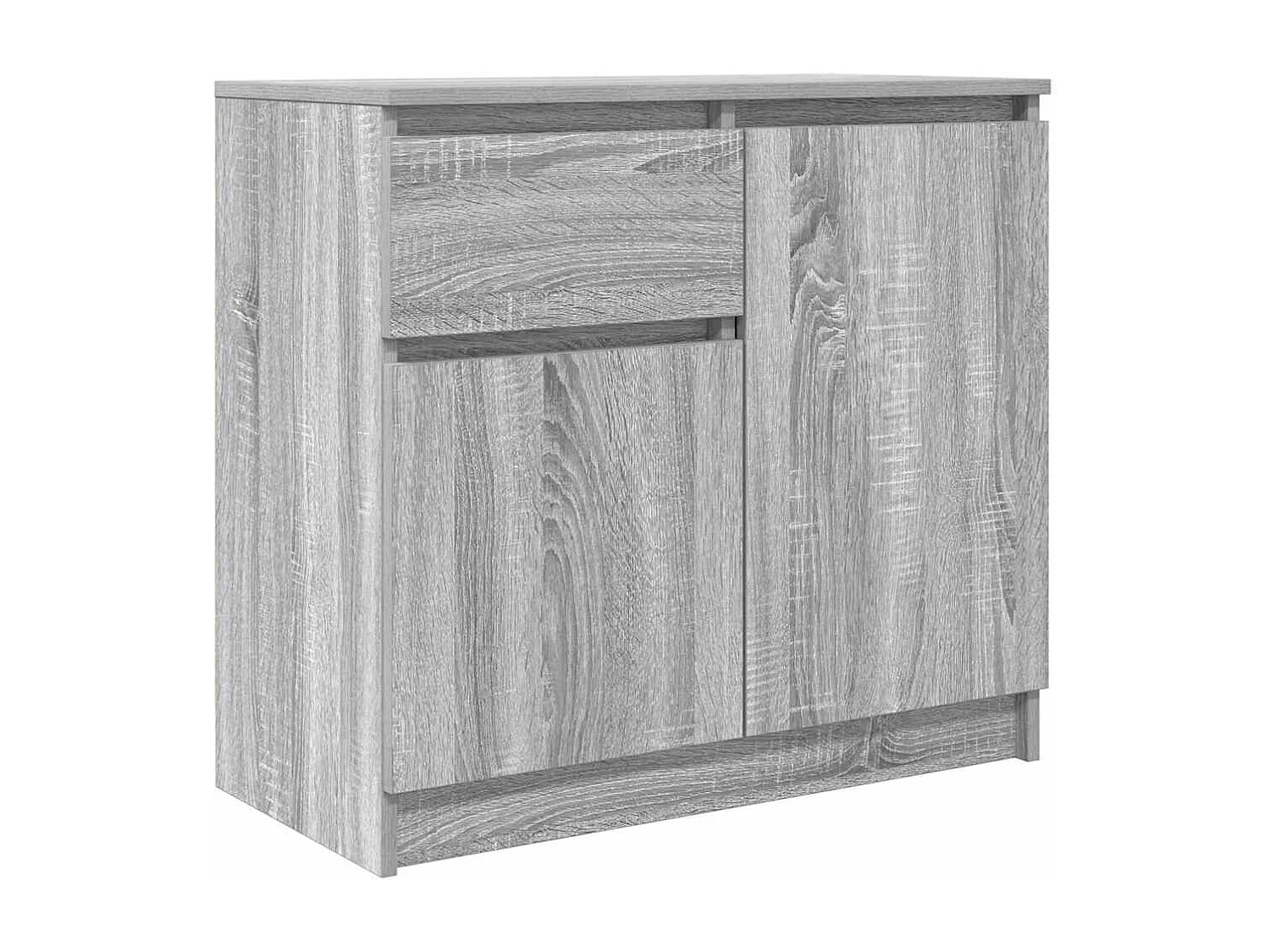 Buffet | Commode à tiroir | Meuble de rangement avec tiroir sonoma gris 71x35x65 cm bois d'ingénierie