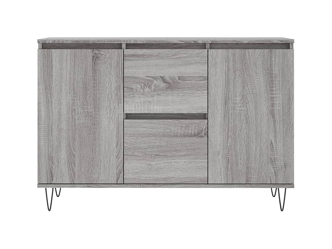 Buffet | Bahut | Meuble de rangement sonoma gris 104x35x70 cm bois d'ingénierie