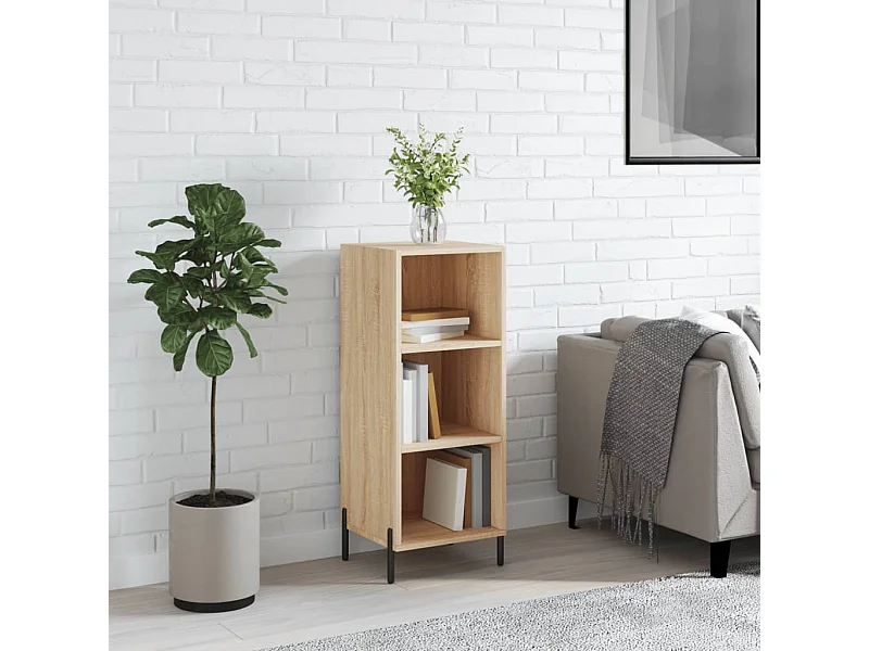 Credenza | Buffet | Armadio Rovere Sonoma 34,5x32,5x90 cm in Legno Multistrato