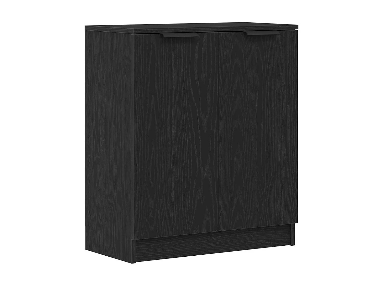Buffet | Bahut | Meuble de rangement Bois Noir 60x30x70 cm en Bois D'ingénierie