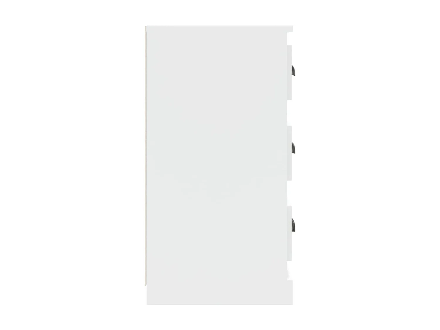 Buffet | Bahut | Meuble de rangement blanc 70x35,5x67,5 cm bois d'ingénierie