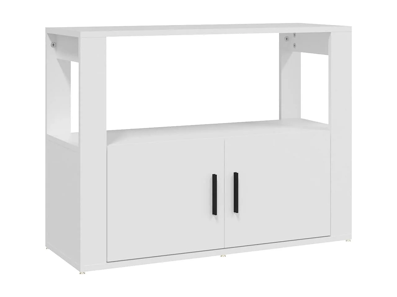 Buffet | Bahut | Meuble de rangement Blanc 80x30x60 cm Bois d'ingénierie