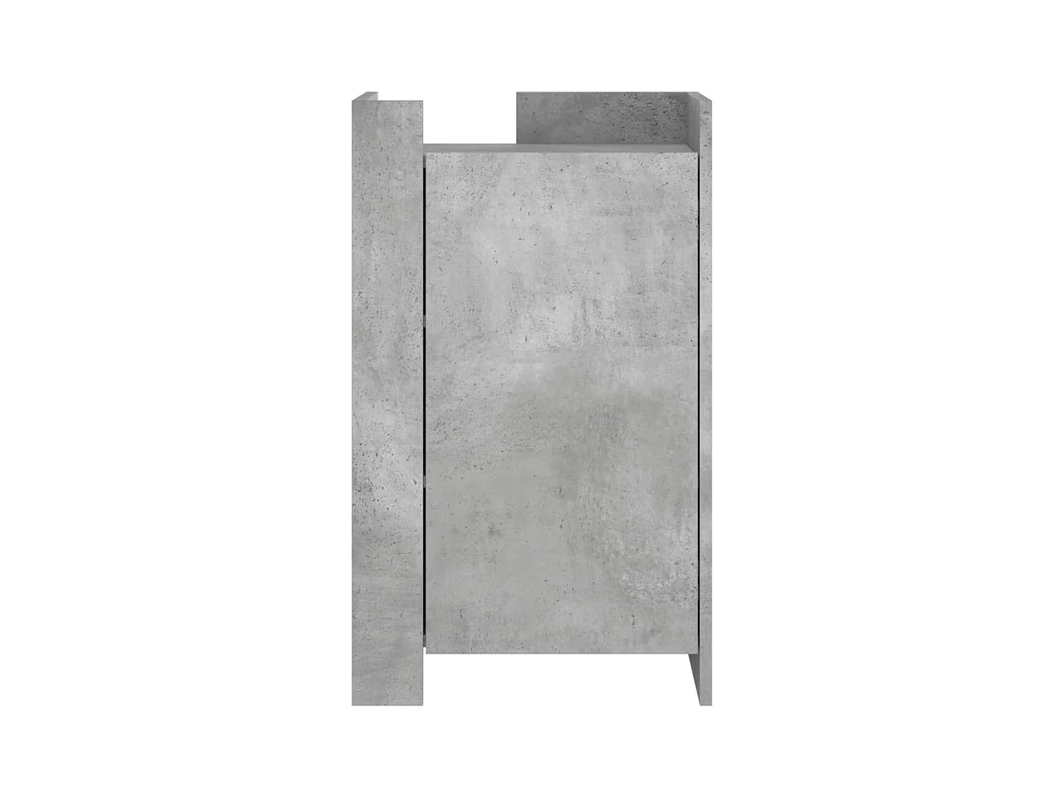 Credenza | Buffet | Armadio Grigio Cemento 45x35x75 cm in Legno Multistrato