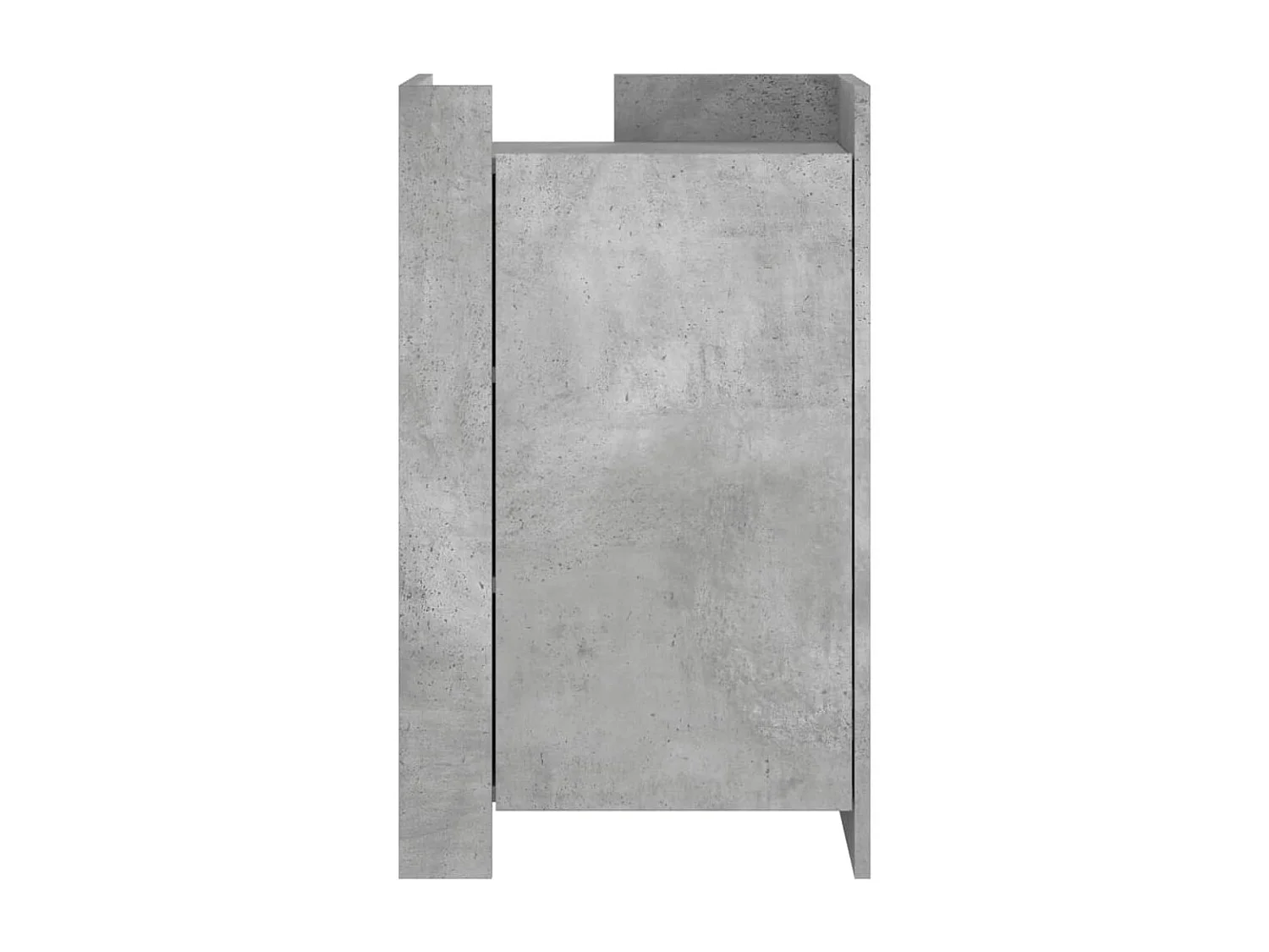 Buffet | Bahut | Meuble de rangement gris béton 45x35x75 cm Bois d'ingénierie