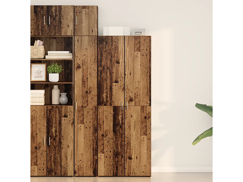 Buffet | Bahut | Meuble de rangement Bois Ancien 70x42.5x185 cm Bois d'ingénierie