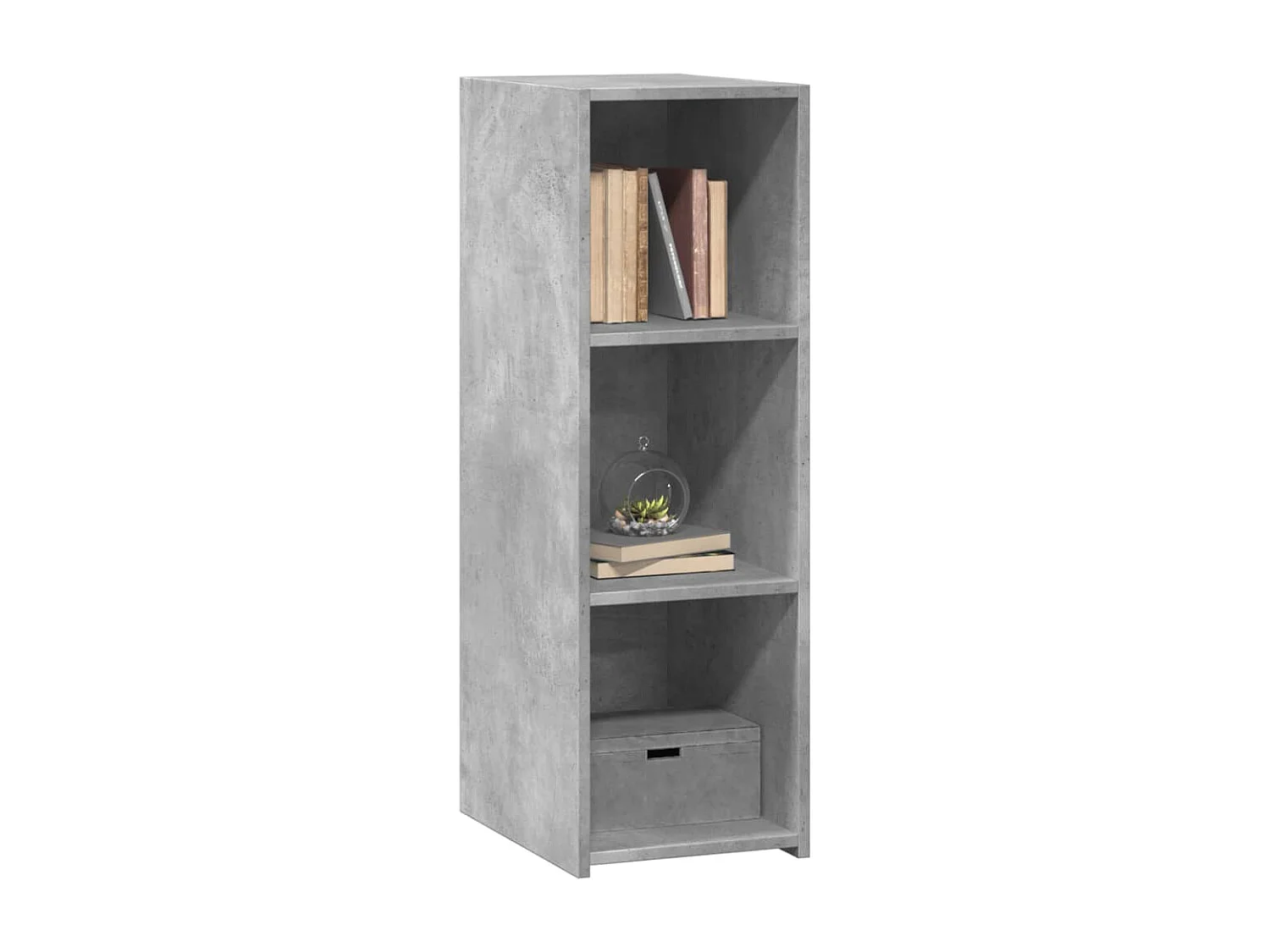 Buffet | Bahut | Meuble de rangement gris béton 30x41x93 cm bois d'ingénierie