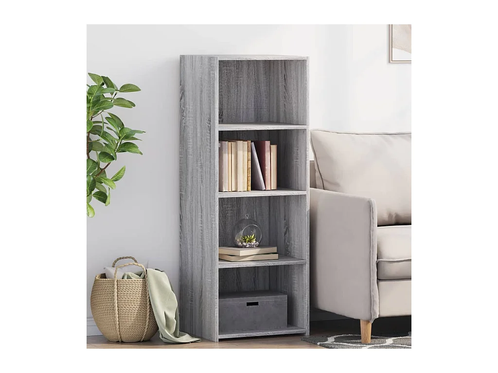 Credenza | Buffet | Armadio Grigio Sonoma 45x41x124 cm in Legno Multistrato