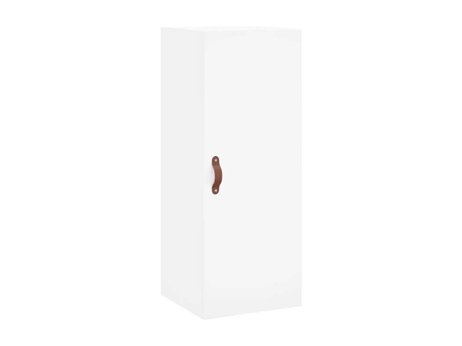 Buffet | Bahut | Meuble de rangement haut Blanc 34,5x34x180 cm Bois d'ingénierie