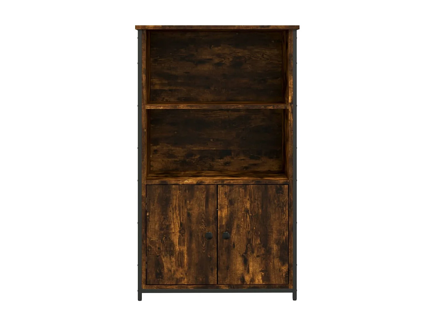 Buffet | Bahut | Meuble de rangement haut chêne fumé 62x32x103,5 cm bois d'ingénierie