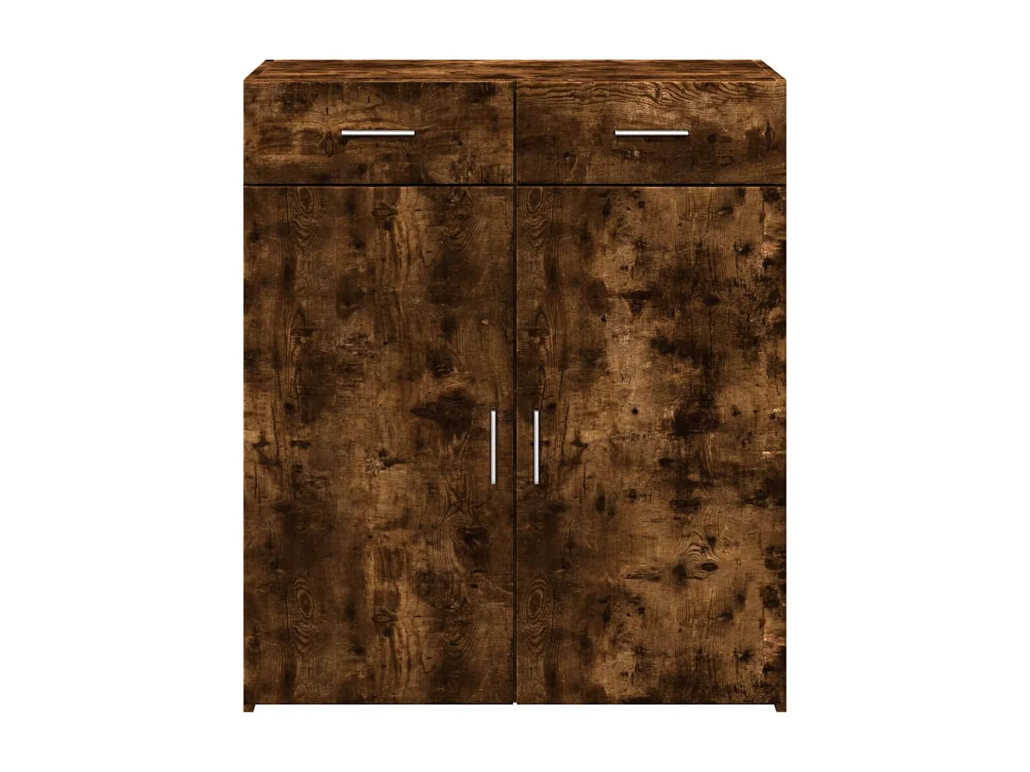 Buffet | Bahut | Meuble de rangement chêne fumé 80x42,5x93 cm bois d'ingénierie