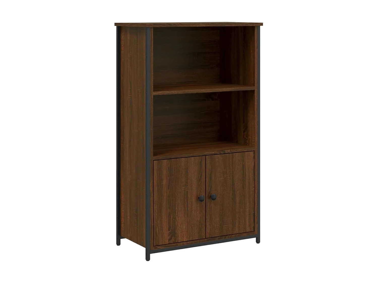 Buffet | Bahut | Meuble de rangement haut chêne marron 62x32x103,5 cm bois d'ingénierie