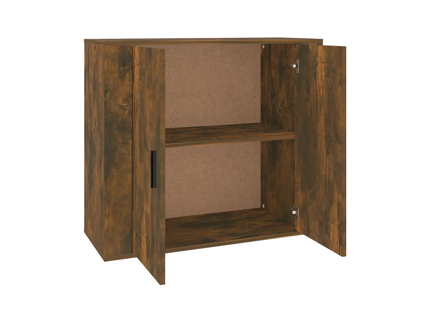 Buffet | Bahut | Meuble de rangement Chêne fumé 80x33x70 cm Bois d'ingénierie