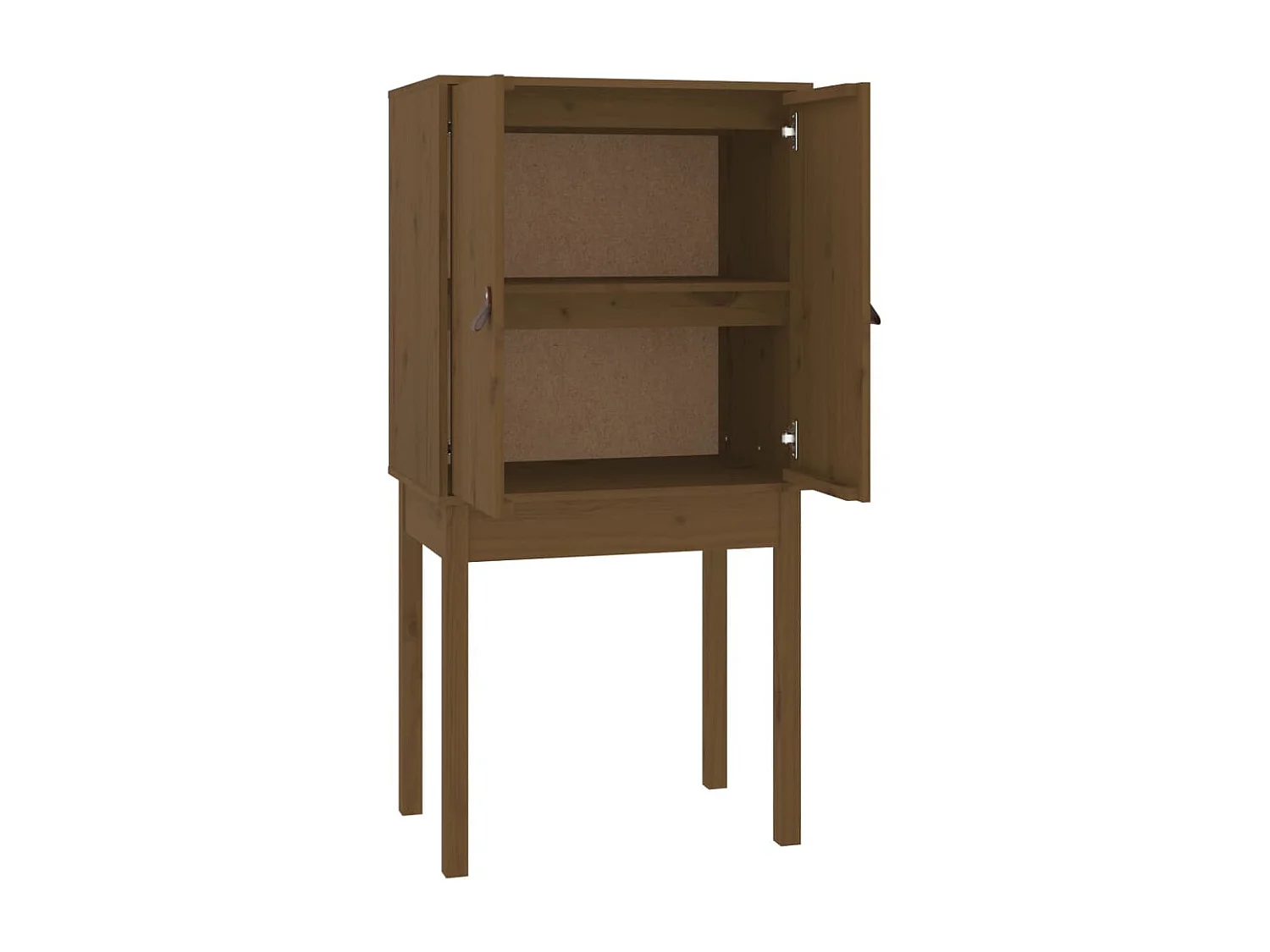 Buffet | Bahut | Meuble de rangement haut Marron miel 60x40x120 cm Bois massif de pin