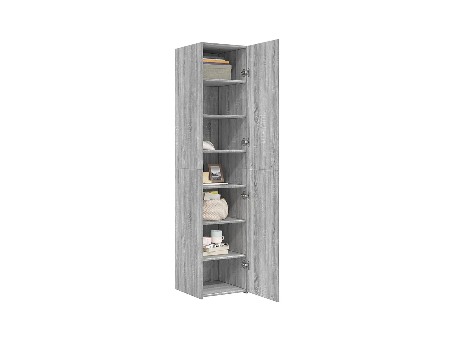 Buffet | Bahut | Meuble de rangement haut sonoma gris 40x42,5x185 cm bois d'ingénierie