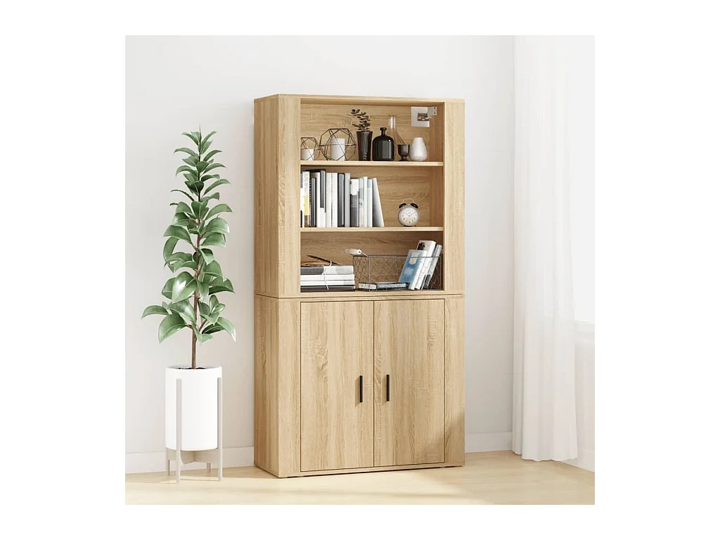 Credenza | Buffet | Armadio Rovere Sonoma in Legno Multistrato