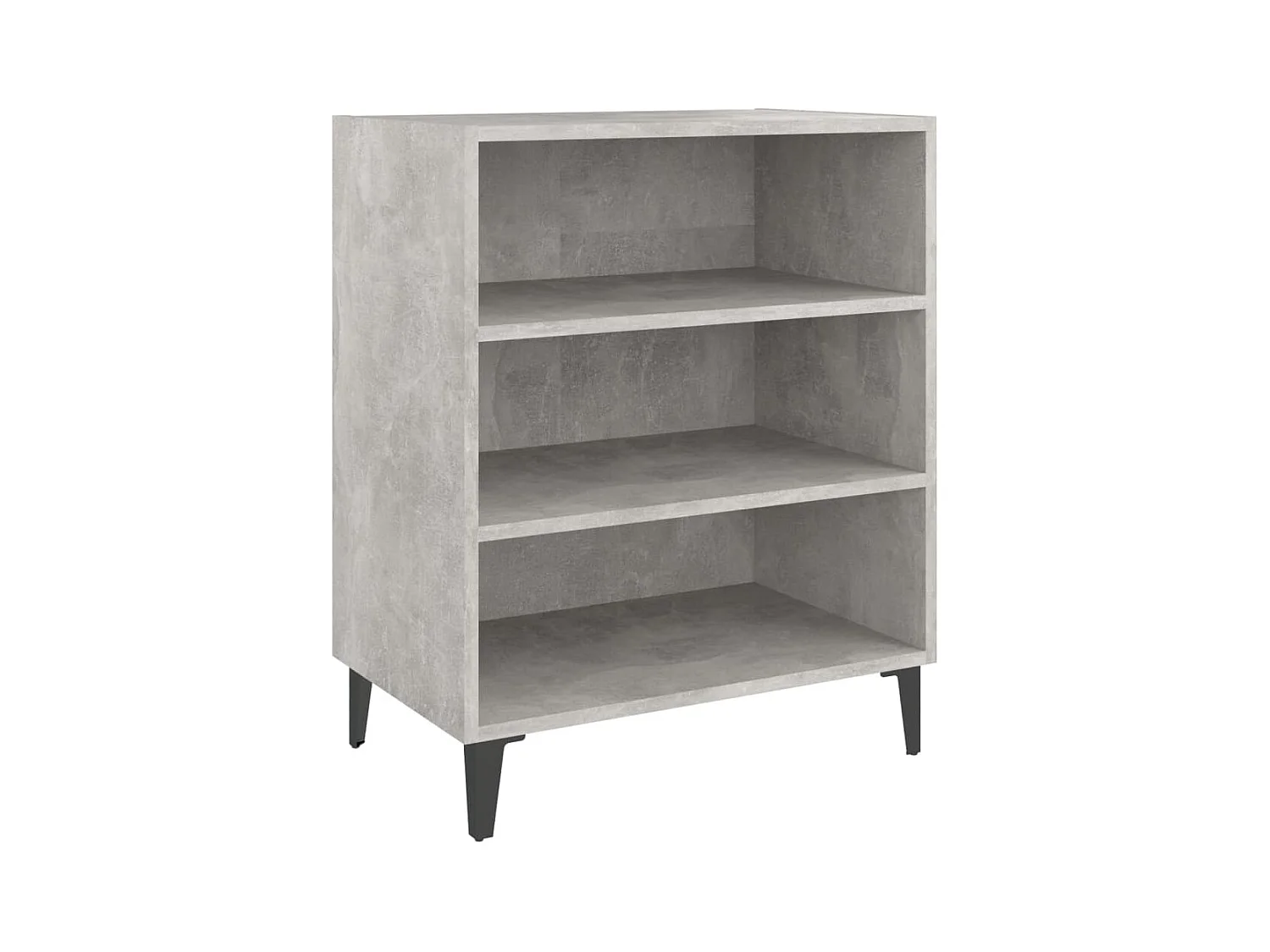 Buffet | Bahut | Meuble de rangement gris béton 57x35x70 cm bois d'ingénierie