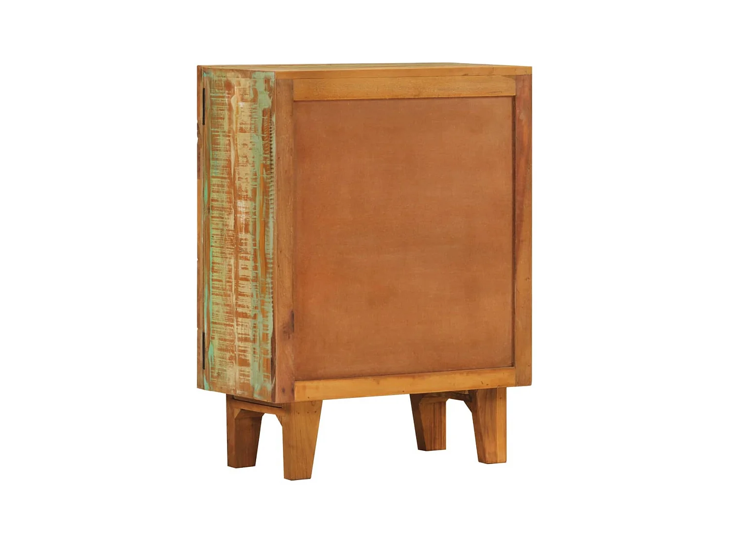 Buffet | Bahut | Meuble de rangement sculpté à la main 55x30x75 cm bois massif récupération