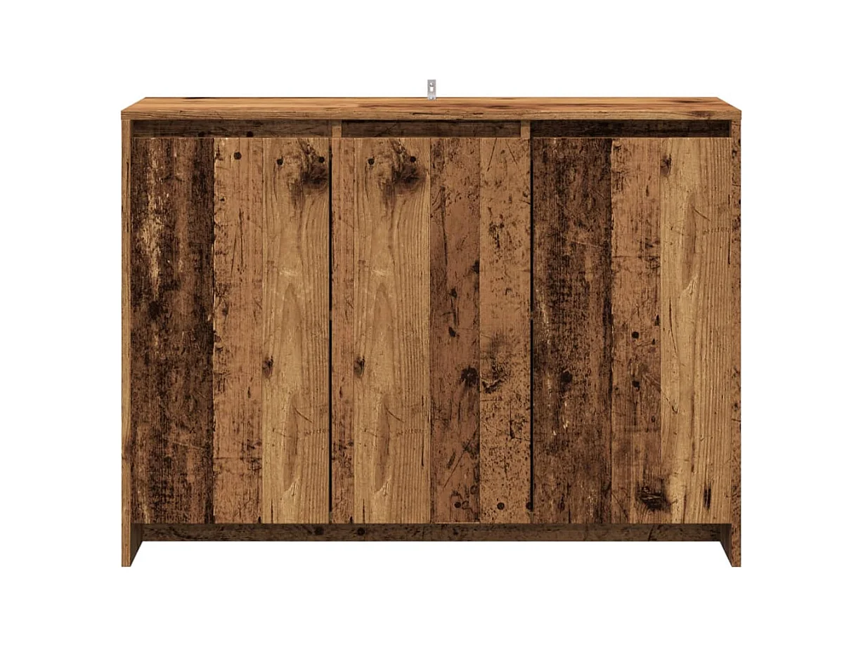 Buffet | Bahut | Meuble de rangement vieux bois 102x33x75 cm bois d'ingénierie