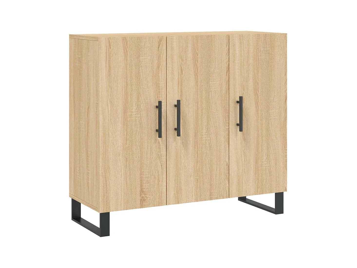 Credenza | Buffet | Armadio Rovere Sonoma 90x34x80 cm in Legno Multistrato