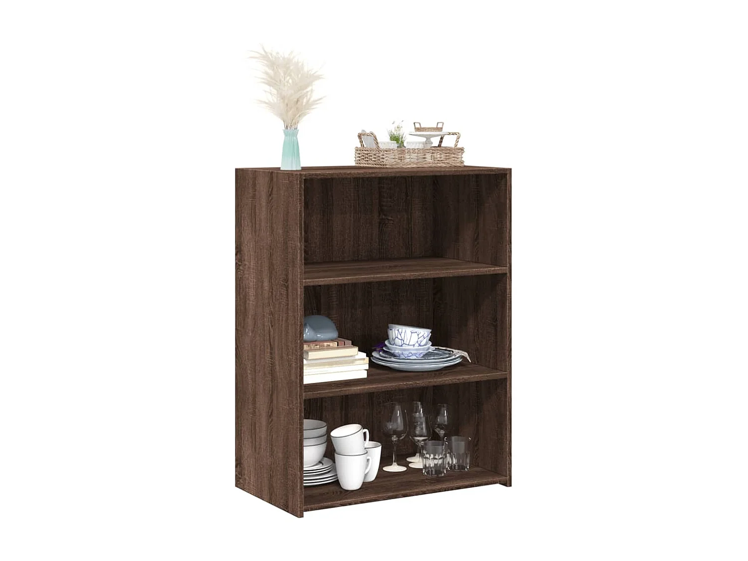 Buffet | Bahut | Meuble de rangement chêne marron 70x41x93 cm bois d'ingénierie