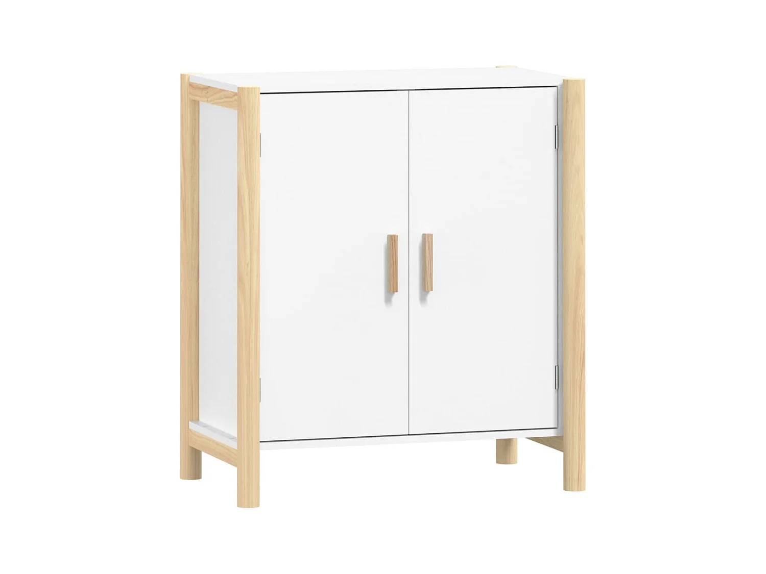 Buffet | Bahut | Meuble de rangement Blanc 62x38x70 cm Bois d'ingénierie